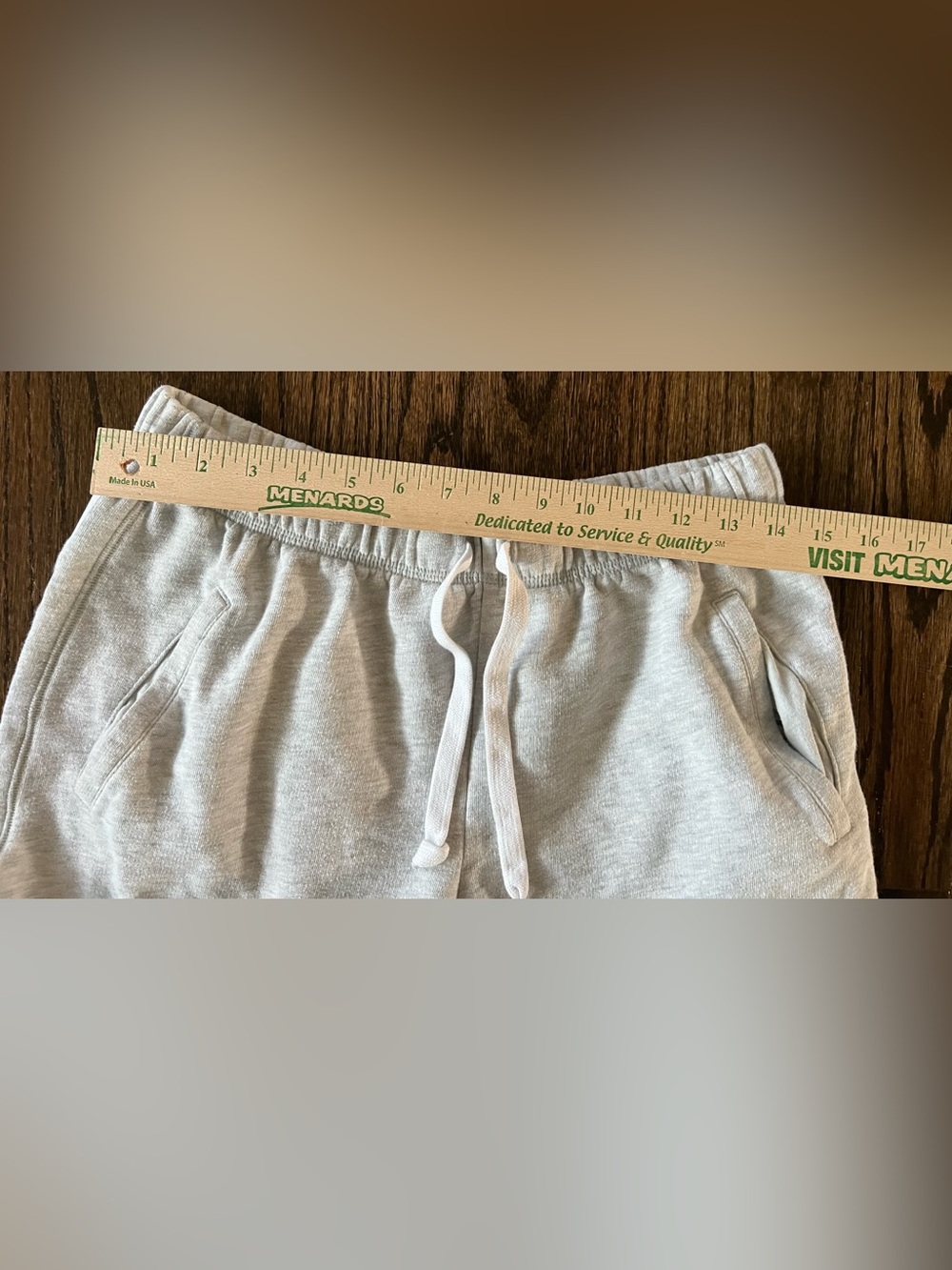 PINK Victoria's Secret Heather Light Gray Drawstring Athletic Shorts - Picture 4 of 5